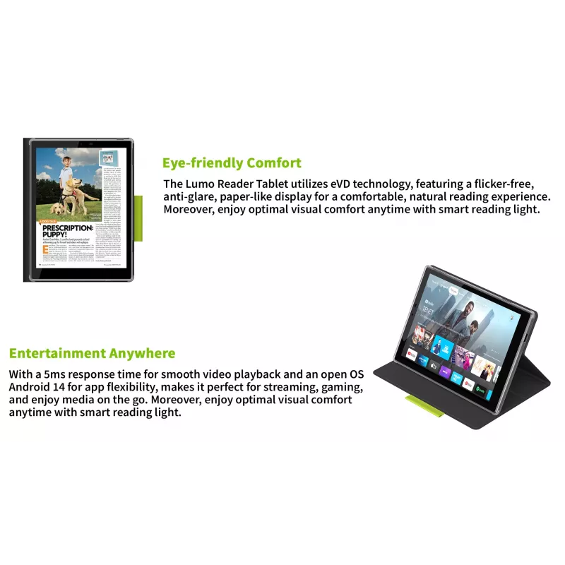 Hannspree Lumo 7.8 lasītāja planšetdators 64 GB 19,8 cm (7,8 collas) Android melns