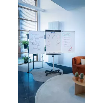 Legamaster SKETCH PRO mobilais statīva planšetes ar zvaigžņveida pamatni, tērauda, 5 riteņi