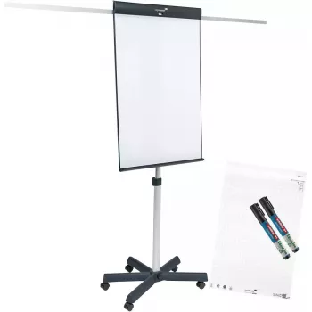 Legamaster SKETCH PRO mobilais statīva planšetes ar zvaigžņveida pamatni, tērauda, 5 riteņi