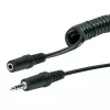 Audio kabelis Schwaiger KHA4035 3m 3,5mm sievišķais uz sievišķo melns