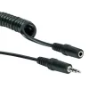 Audio kabelis Schwaiger KHA4035 3m 3,5mm sievišķais uz sievišķo melns