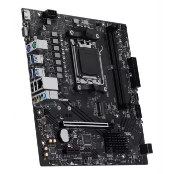 Mātesplate MSI PRO A620AM-B EVO ATX — AMD A620A, Socket AM5, DDR5 2× DIMM līdz 128 GB, 5 Gb Ethernet, M.2 & SATA III, HDMI 2.1