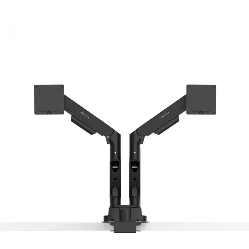 Monitora roka BenQ BDH01 Dual regulējama augstuma, melna, VESA saderīga