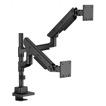 ICY BOX IB-MS702-T monitora kronšteins / statīvs 144,8 cm (57 collu) galdam Melns