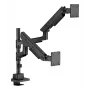 ICY BOX IB-MS702-T monitora kronšteins / statīvs 144,8 cm (57 collu) galdam Melns