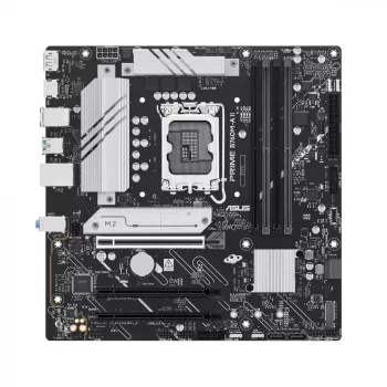 Mātesplate ASUS PRIME B760M-A II-CSM — Intel B760, LGA1700, microATX, DDR5, līdz 256GB, M.2/PCIe 4.0/SATA III, 2.5Gb Ethernet