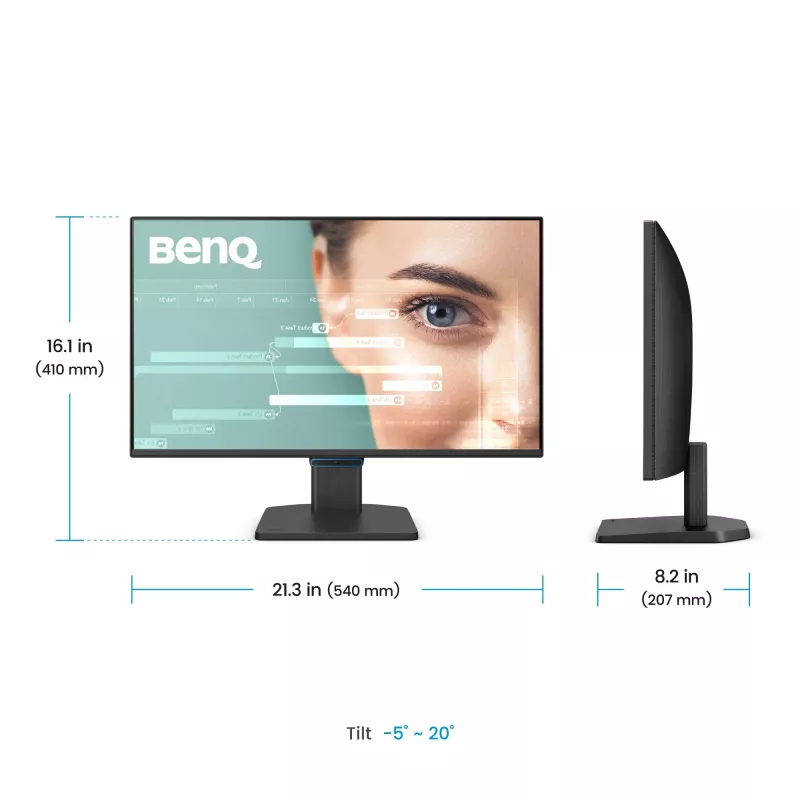 Datormonitors BenQ GW2490C 23,8 collas (60,5 cm) Full HD 1920×1080 5 ms 178° VESA melns ar skaļruņiem