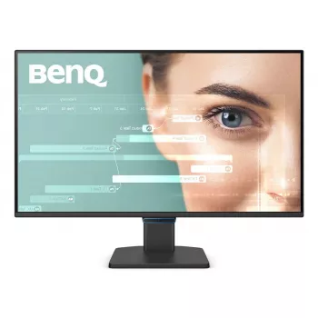 BenQ 27 collu 1080p FHD Eye-Care monitors — 27 collas (68,6 cm), 1920×1080, 5 ms, IPS/LCD, matēts, 16:9, 178°/178°, iebūvēti skaļruņi, VESA, melns