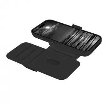 dbramante1928 Lynge MS ICON mobilā tālruņa maciņš Folio Melns