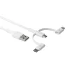 dbramante1928 re-charge - 3in1 kabelis – USB A uz USB-A, C un Lightning-W