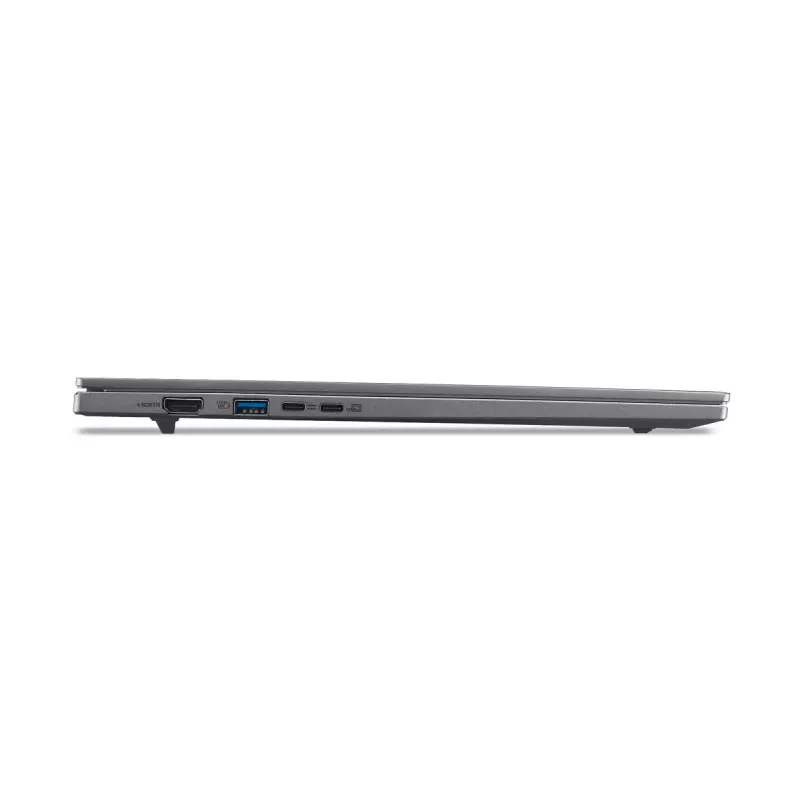 Acer Aspire 16 AI A16-61M-R473 klēpjdators — 16 collu WUXGA+ displejs, AMD Ryzen AI 5 330 3,4 GHz, 16 GB LPDDR5x, 512 GB SSD, Windows 11 Home, pelēks