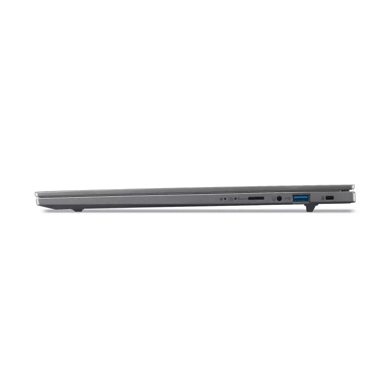 Acer Aspire 16 AI A16-61M-R473 klēpjdators — 16 collu WUXGA+ displejs, AMD Ryzen AI 5 330 3,4 GHz, 16 GB LPDDR5x, 512 GB SSD, Windows 11 Home, pelēks