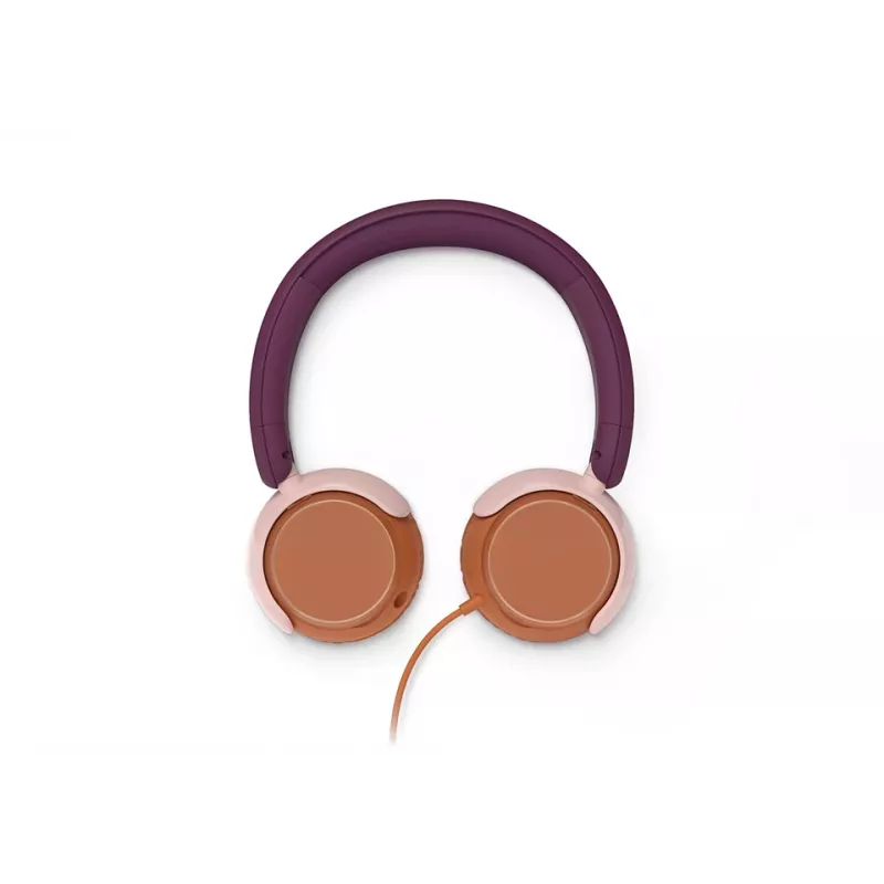 Philips 2000 sērijas TAK2000MP/00 austiņas/austiņu komplekts Ar vadu Uz galvas Zvani/Mūzika USB Type-C Oranža, Violeta, Rožu