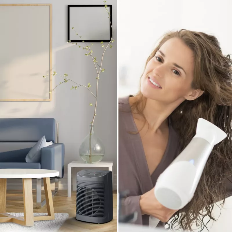 Rowenta Instant Comfort SO6511 iekštelpu pelēks 2200 W ventilatora tipa elektriskais sildītājs