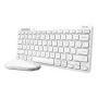Klaviatūras un peles komplekts TRUST Lyra Mini Wireless QWERTZ (RF + Bluetooth) balts, vācu izkārtojums