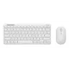 Klaviatūras un peles komplekts TRUST Lyra Mini Wireless QWERTZ (RF + Bluetooth) balts, vācu izkārtojums