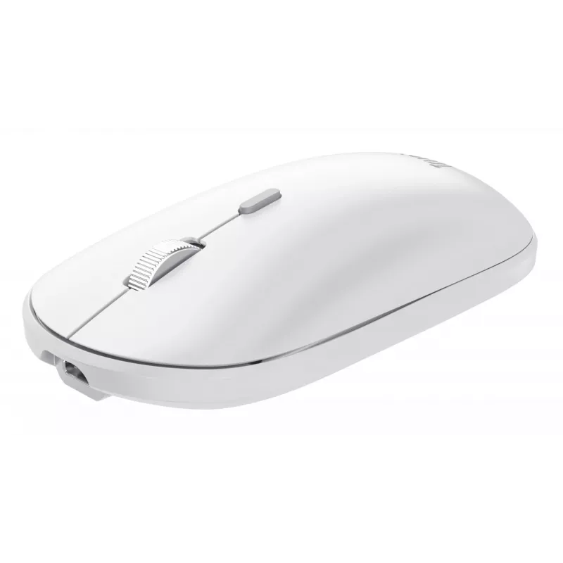 Klaviatūras un peles komplekts TRUST Lyra Mini Wireless QWERTZ (RF + Bluetooth) balts, vācu izkārtojums