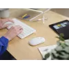 Klaviatūras un peles komplekts TRUST Lyra Mini Wireless QWERTZ (RF + Bluetooth) balts, vācu izkārtojums