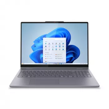 Lenovo IdeaPad 5 2-in-1 16IAL10 Intel Core Ultra 5 225U Hybrid (2-in-1) 40,6 cm (16 collas) Skārienjūtīgs WUXGA 16 GB LPDDR5x-SDRAM 1 TB SSD Wi-Fi 7 (802.11be) Windows 11 Home vācu pelēks
