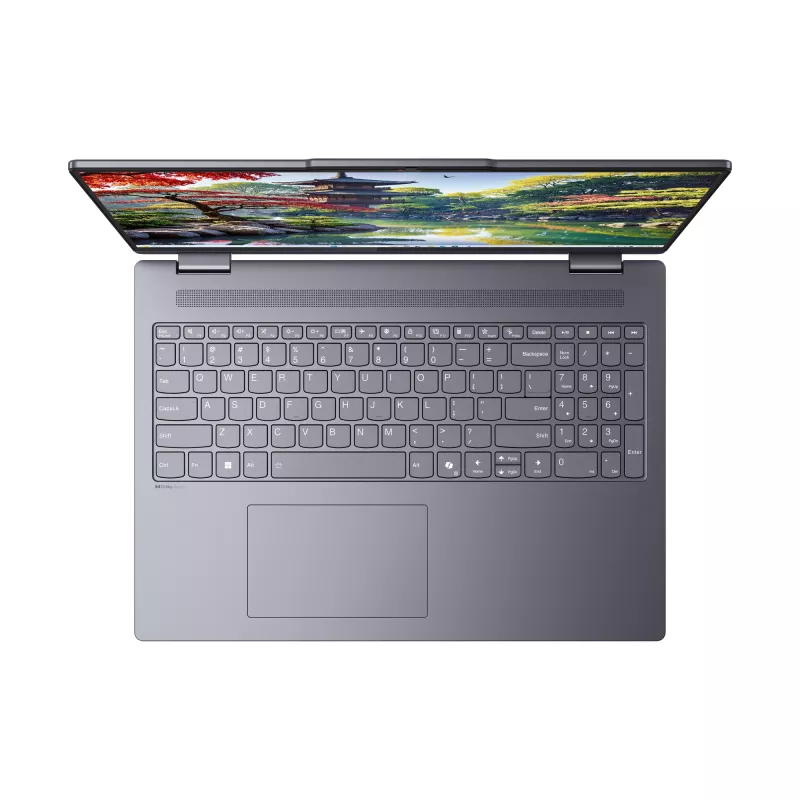 Lenovo IdeaPad 5 2-in-1 16IAL10 Intel Core Ultra 5 225U Hybrid (2-in-1) 40,6 cm (16 collas) Skārienjūtīgs WUXGA 16 GB LPDDR5x-SDRAM 1 TB SSD Wi-Fi 7 (802.11be) Windows 11 Home vācu pelēks
