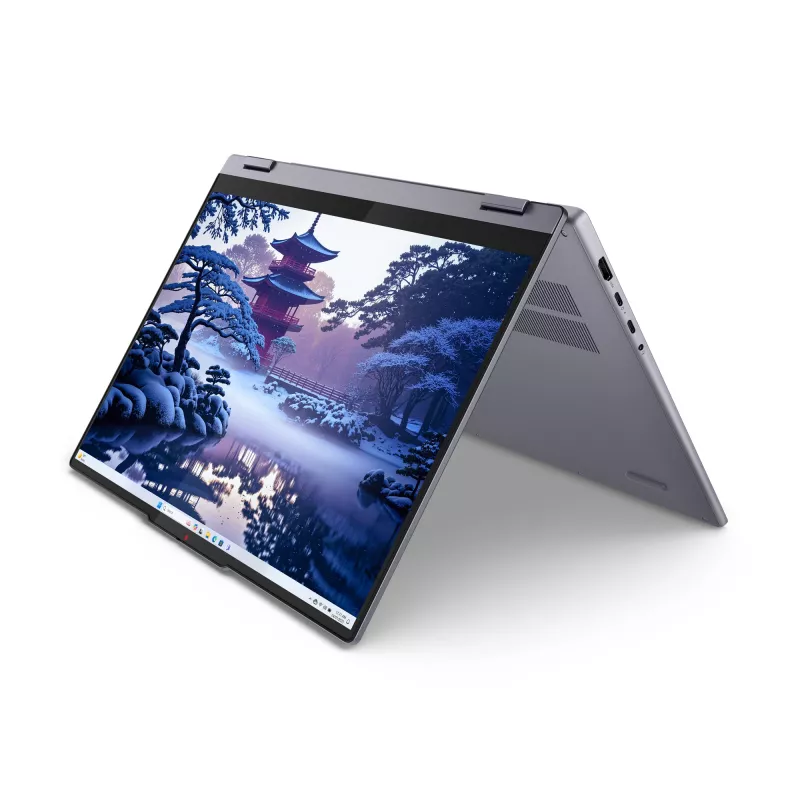 Lenovo IdeaPad 5 2-in-1 16IAL10 Intel Core Ultra 5 225U Hybrid (2-in-1) 40,6 cm (16 collas) Skārienjūtīgs WUXGA 16 GB LPDDR5x-SDRAM 1 TB SSD Wi-Fi 7 (802.11be) Windows 11 Home vācu pelēks