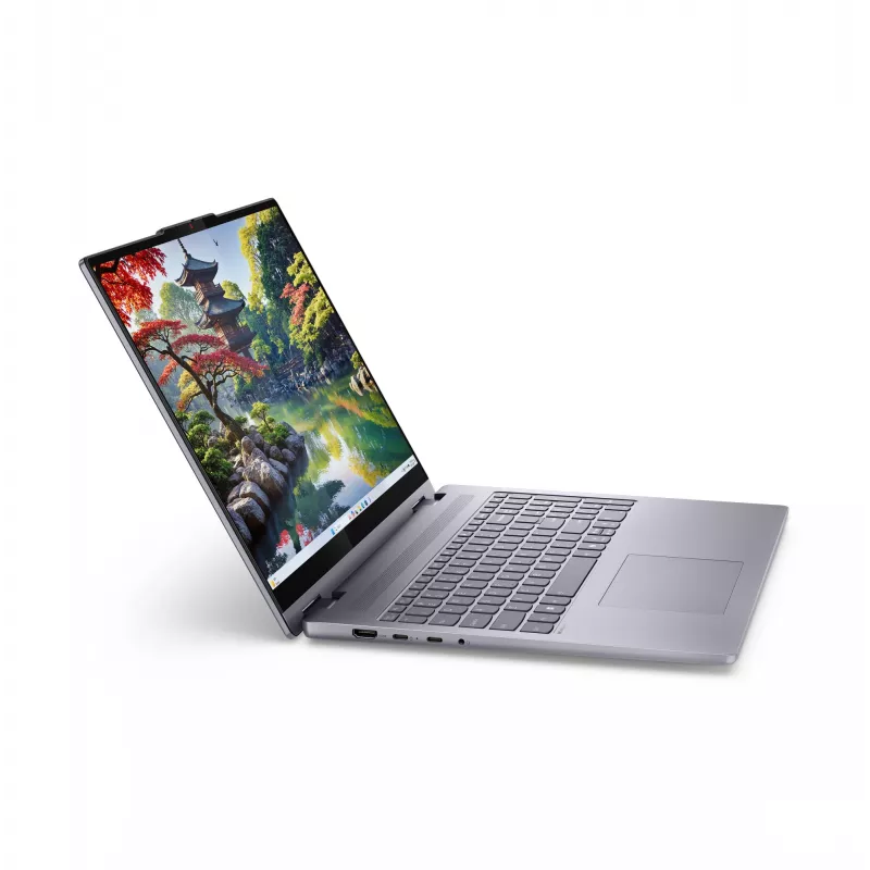 Lenovo IdeaPad 5 2-in-1 16IAL10 Intel Core Ultra 5 225U Hybrid (2-in-1) 40,6 cm (16 collas) Skārienjūtīgs WUXGA 16 GB LPDDR5x-SDRAM 1 TB SSD Wi-Fi 7 (802.11be) Windows 11 Home vācu pelēks