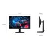 Samsung G70F datora monitors 68,6 cm (27 collas) 3840 x 2160 pikseļi 4K Ultra HD LCD melns
