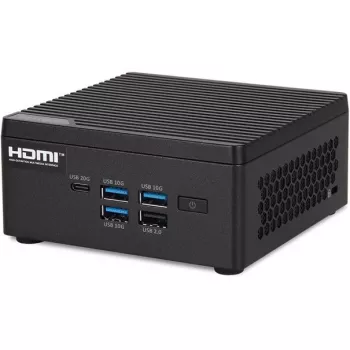 TERRA Micro 6100V1 Intel Core Ultra 5 125H 16 GB DDR5-SDRAM 500 GB SSD Windows 11 Pro Micro PC Mini PC Melns