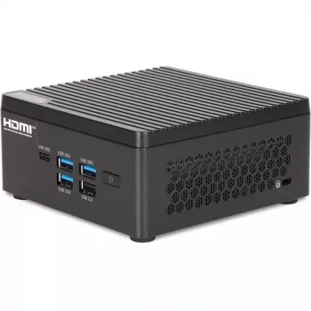 TERRA Micro 6100V1 Intel Core Ultra 5 125H 16 GB DDR5-SDRAM 500 GB SSD Windows 11 Pro Micro PC Mini PC Melns