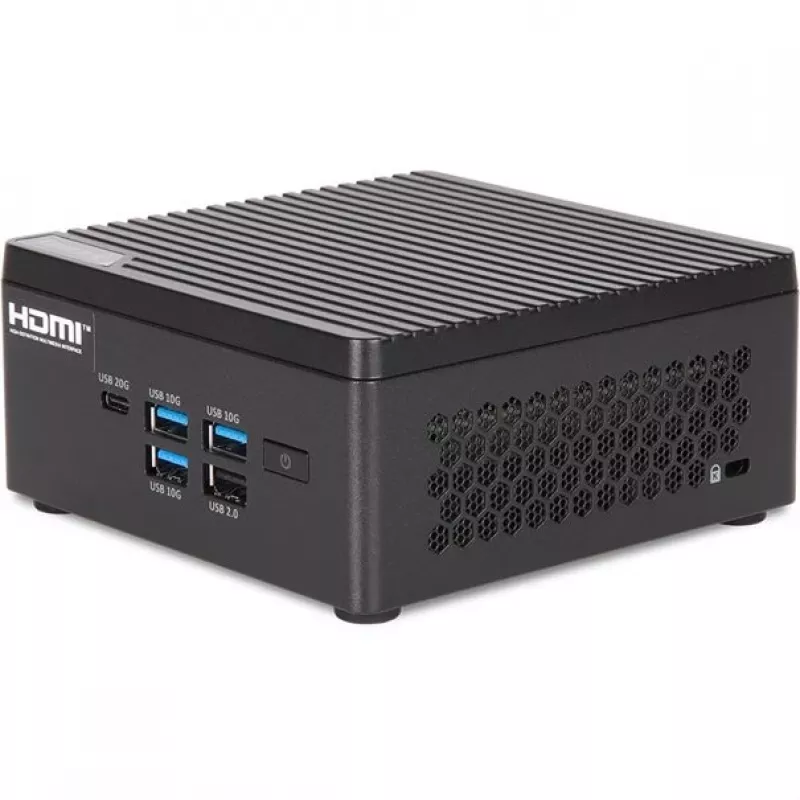 TERRA Micro 6100V1 Intel Core Ultra 5 125H 16 GB DDR5-SDRAM 500 GB SSD Windows 11 Pro Micro PC Mini PC Melns