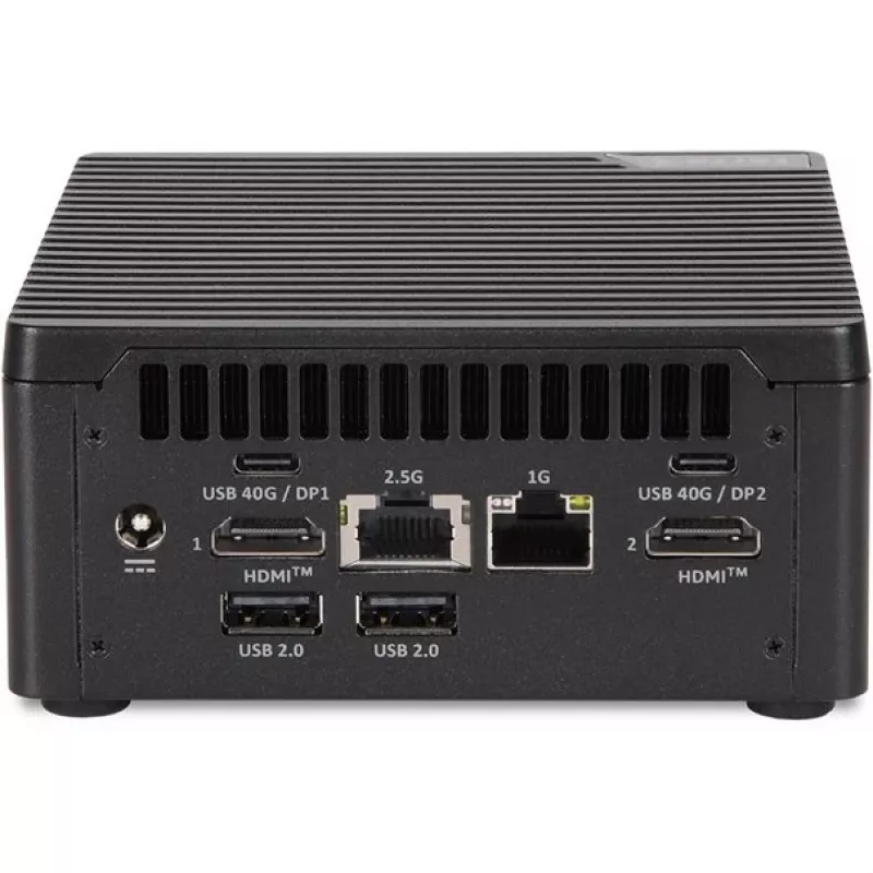 TERRA Micro 6100V1 Intel Core Ultra 5 125H 16 GB DDR5-SDRAM 500 GB SSD Windows 11 Pro Micro PC Mini PC Melns