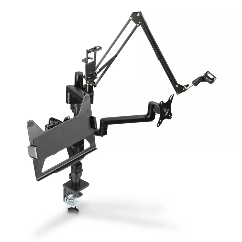 Hama 00004663 monitora stiprinājums / statīvs 81,3 cm (32 collas) Galda melns