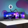 Hama 00004663 monitora stiprinājums / statīvs 81,3 cm (32 collas) Galda melns