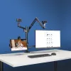 Hama 00004663 monitora stiprinājums / statīvs 81,3 cm (32 collas) Galda melns
