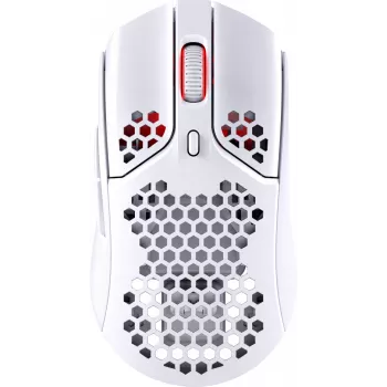 HyperX Pulsefire Haste - bezvadu spēļu pele (balta)