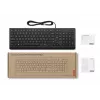 Vadu pilna izmēra USB tastatūra Lenovo 4Y41R64642 — dāņu izkārtojums, 105 taustiņi, melna