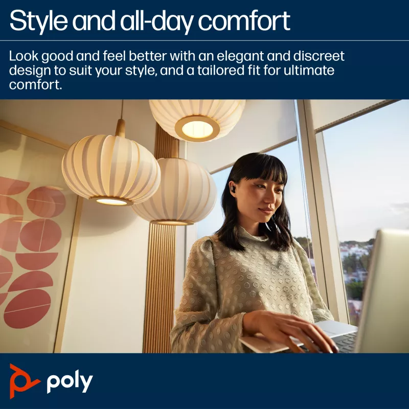 HP Poly Voyager Free 20 pelēkas austiņas + Basic Charge Case, pelēks, Ķīna, aktīva, Windows 10, Windows 11, MacOS, 157 mm