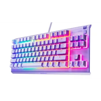 Mehāniskā stila TKL spēļu tastatūra STEELSERIES Apex 3 TKL US RGB fona apgaismojums, bez ciparu bloka, ASV izkārtojums
