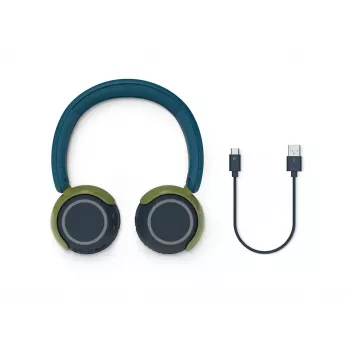 Philips 4000 series TAK4200CT/00 austiņas/headset Bezvadu Galvas saite Zvani/Mūzika Bluetooth Zila, Zaļa