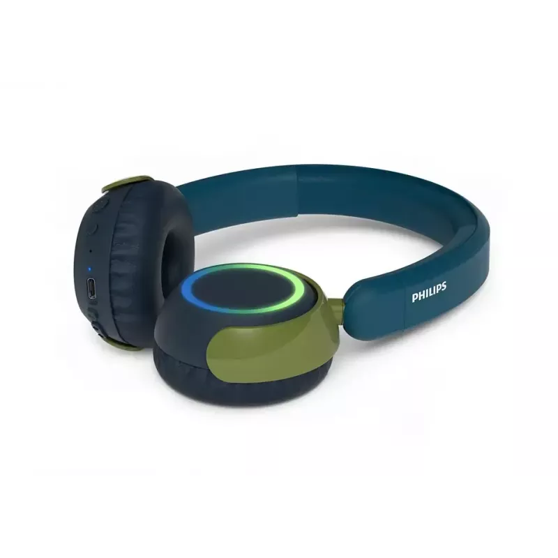 Philips 4000 series TAK4200CT/00 austiņas/headset Bezvadu Galvas saite Zvani/Mūzika Bluetooth Zila, Zaļa