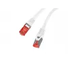 LANBERG tīkla kabelis Cat6 S/FTP (S-STP) RJ-45 uz RJ-45 0.25 m Balts