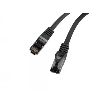 LANBERG tīkla kabelis Cat8.1 S/FTP (S-STP) RJ-45–RJ-45 Melns 0,25 m