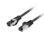 LANBERG tīkla kabelis Cat8.1 S/FTP (S-STP) RJ-45–RJ-45 Melns 0,25 m