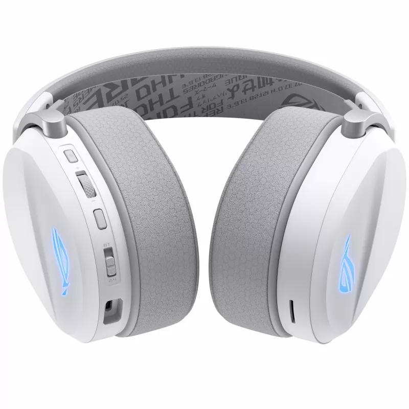 ASUS ROG Pelta austiņas vadu un bezvadu galvas lentes spēļu USB Type-C Bluetooth balts