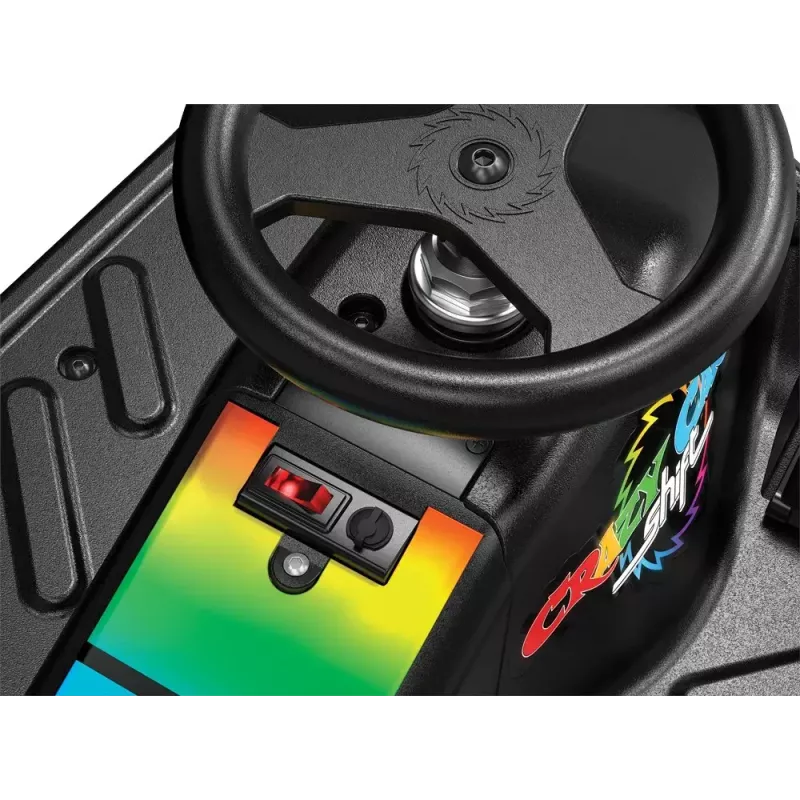 Elektriskais drift karts Razor CRAZY CART Shift Lightshow — uzlādējams litija akumulators, LED gaismas šovs, 13 km/h, 40 min