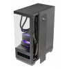 PC korpuss TACENS MARS MC-PULSAR LCD ATX Midi Tower, rūdīts stikls, priekšējais LCD, USB-C, atbalsta GPU 33,2 cm