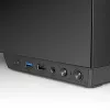 PC korpuss TACENS MARS MC-PULSAR LCD ATX Midi Tower, rūdīts stikls, priekšējais LCD, USB-C, atbalsta GPU 33,2 cm