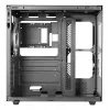 PC Case TACENS Mars Gaming MCV-ONE Midi Tower — Melns, ATX/Micro-ATX/Mini-ITX, tempered glass, supports 120 mm fans