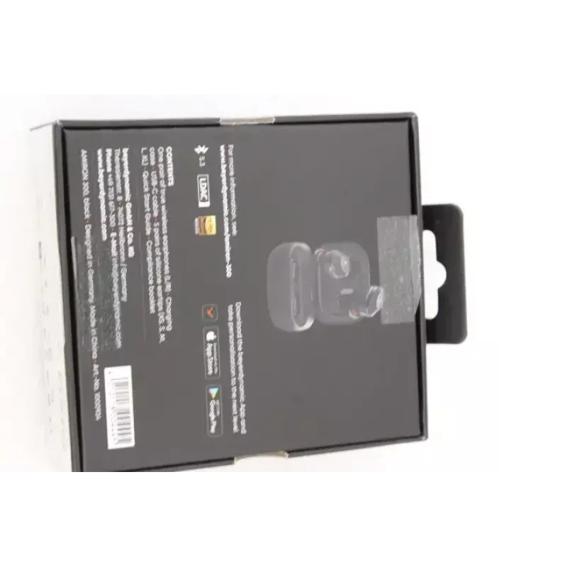 TWS austiņas Beyerdynamic AMIRON 300 ar uzlādes futrāli, iebūvētu mikrofonu, Bluetooth, ANC — melnas