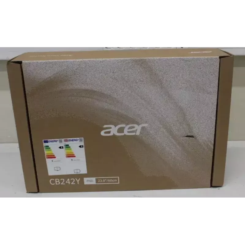 Monitors Acer Vero CB242YGbipr 24 collas IPS FHD 1920x1080 120Hz 1ms 250cd/m² VGA/HDMI/DP AdaptiveSync melns